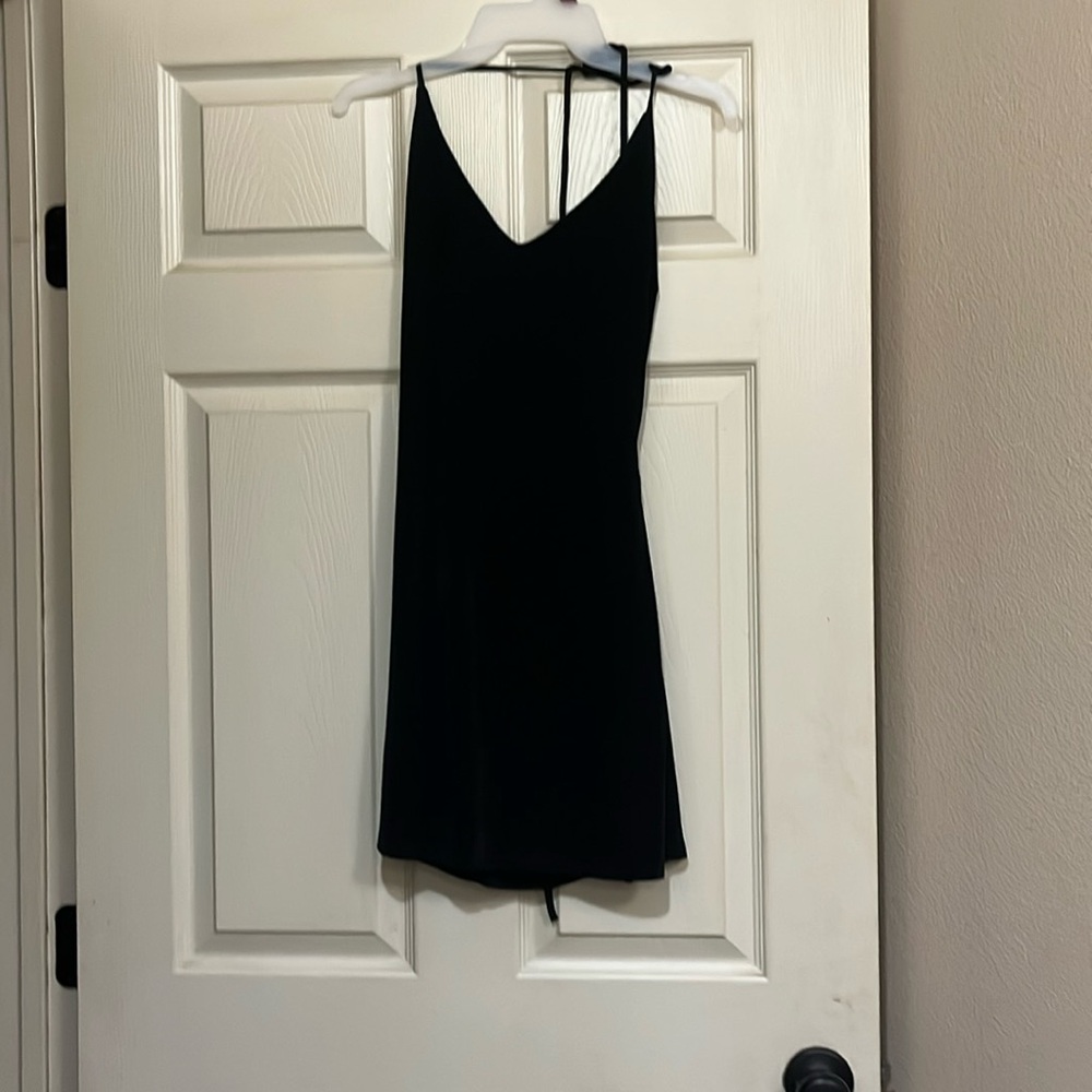 Black homecoming dress open back